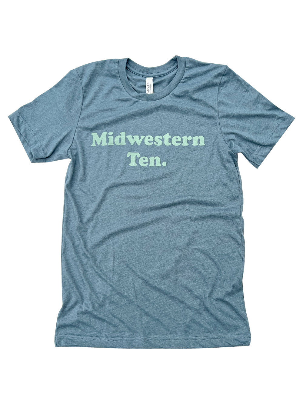 Midwestern Ten slate heather t-shirt