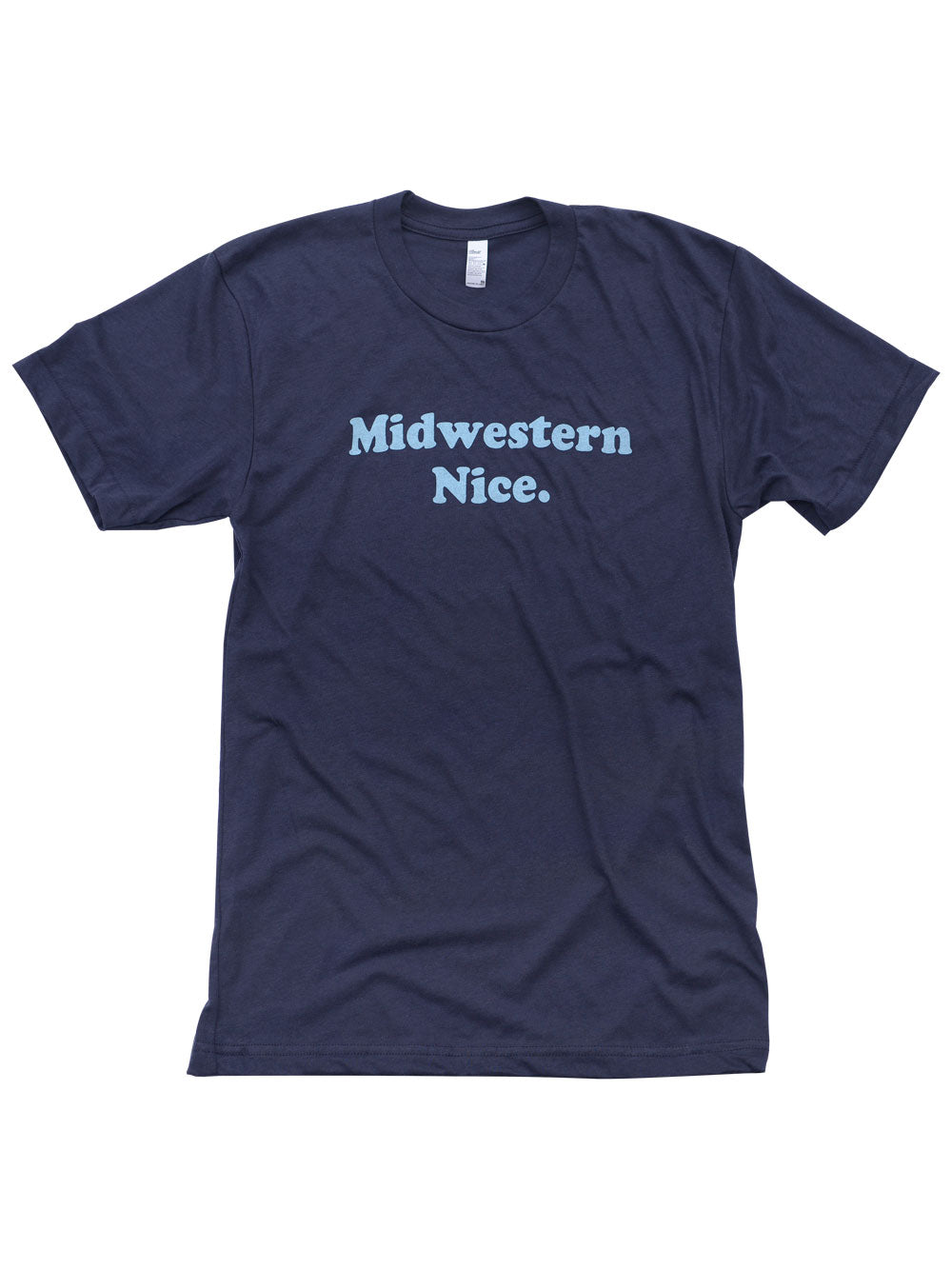 Midwestern Nice navy t-shirt
