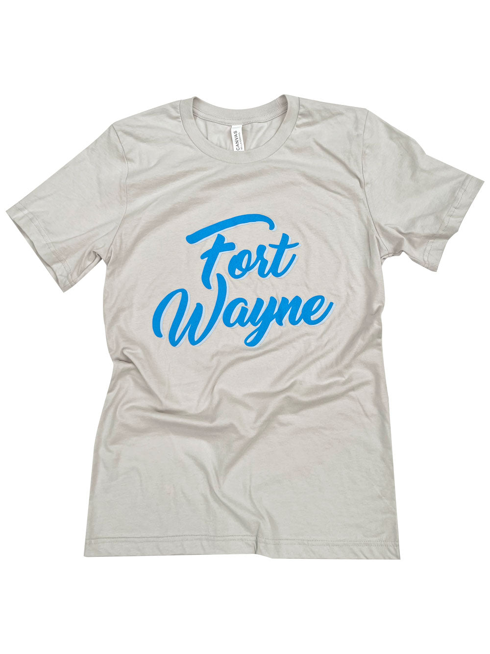 Blue ink Script Fort Wayne t-shirt