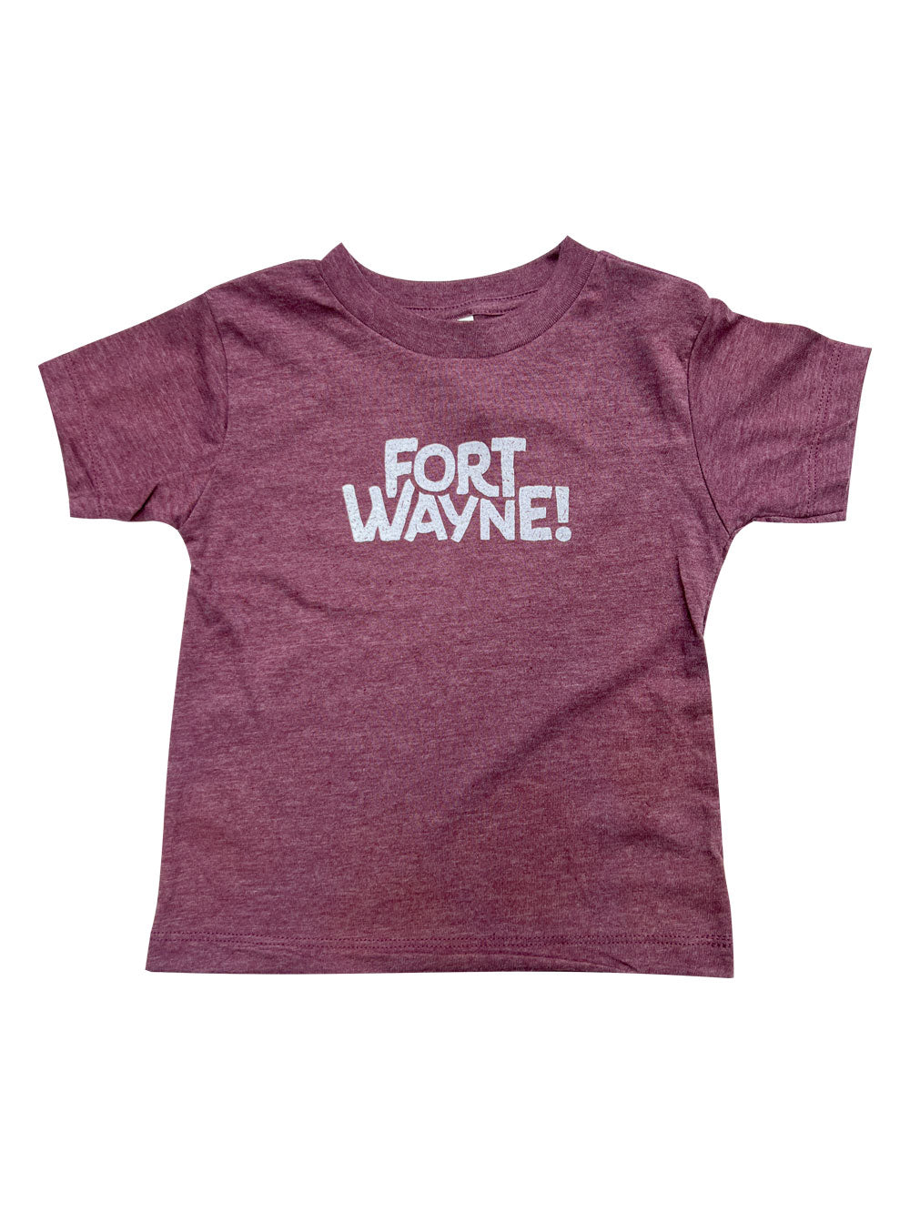 Fort Wayne! toddler t-shirt  in Maroon Heather color