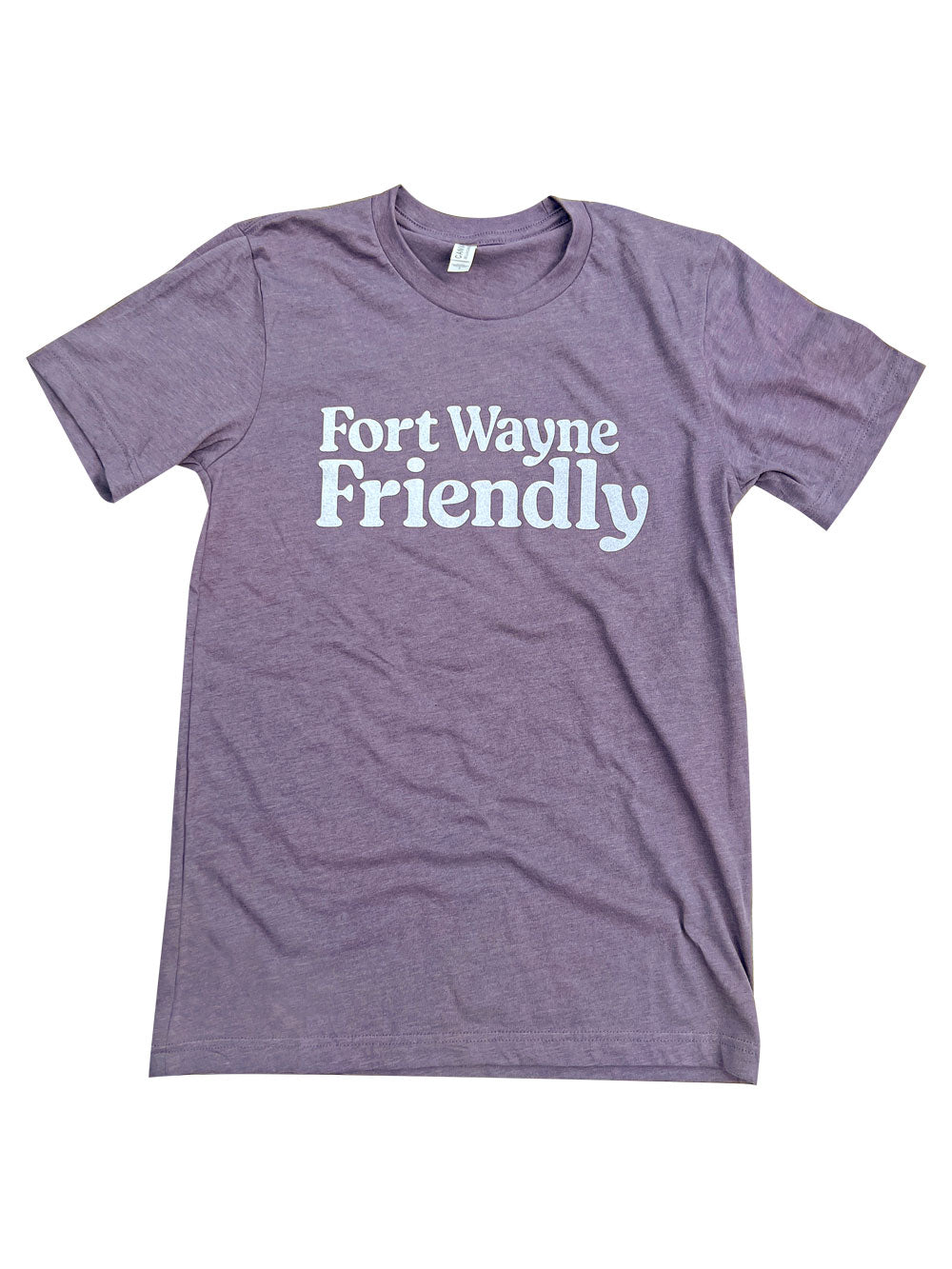Fort Wayne Friendly Heather Purple T-shirt
