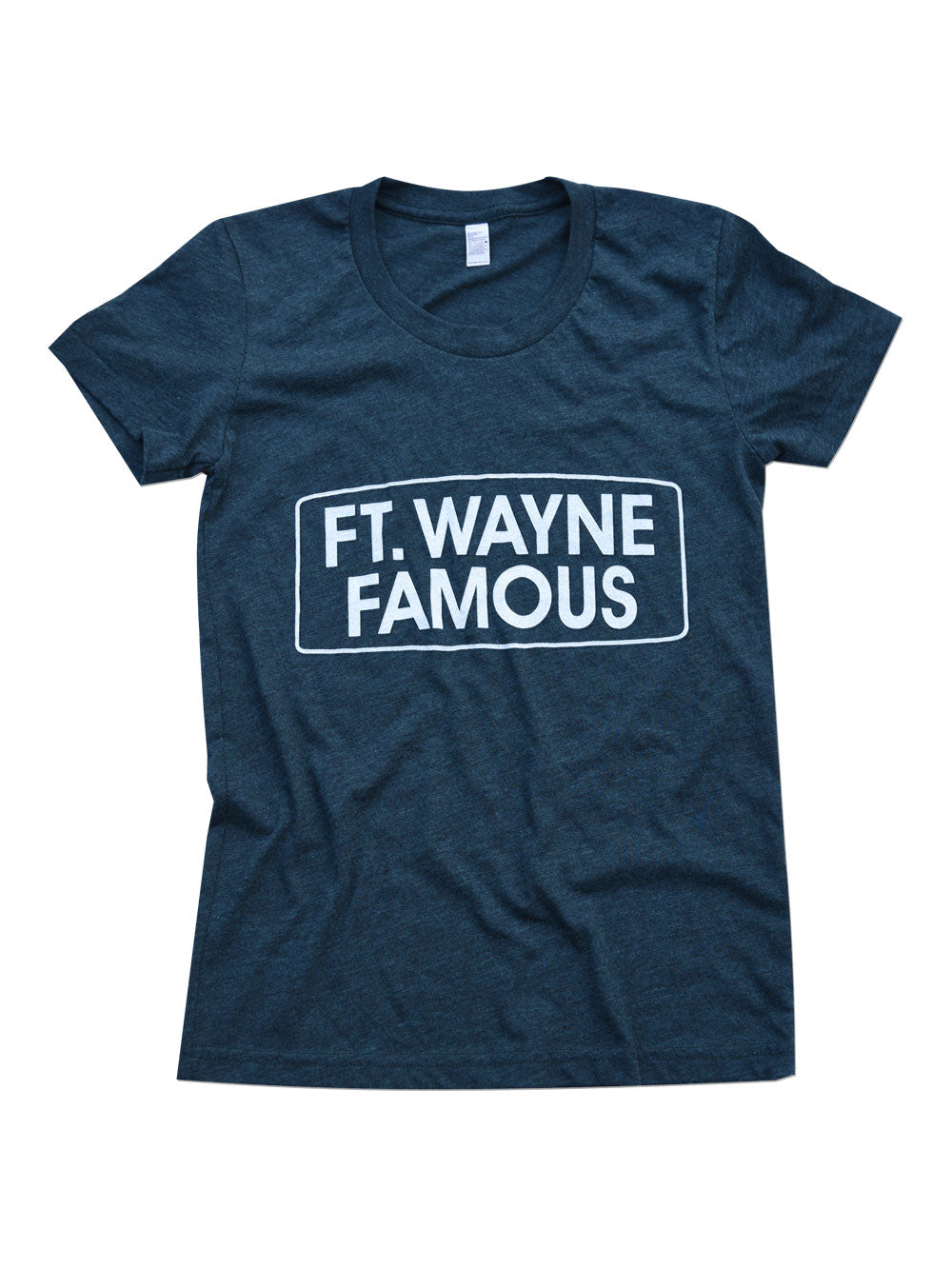 Fort Wayne Famous black aqua heather t-shirt