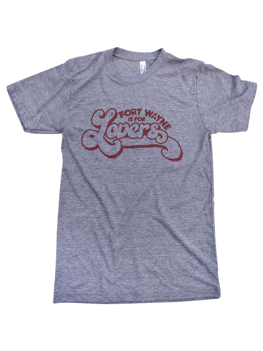 Fort Wayne is for Lovers t-shirt in gray heather 